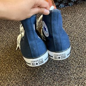 Navy converse high top
